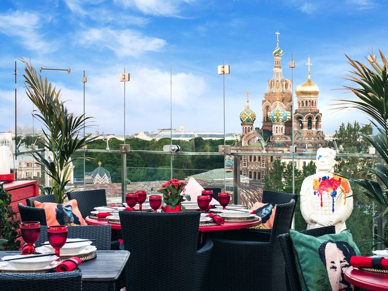Панорамная терраса с видом на Санкт-Петербург в ресторане «Китайская грамота. Бар и Еда» - фото 1