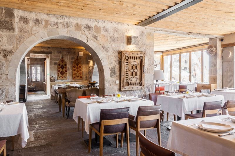 Ресторан Seki при отеле Argos in Cappadocia в Турции получил награду от Wine Spectator