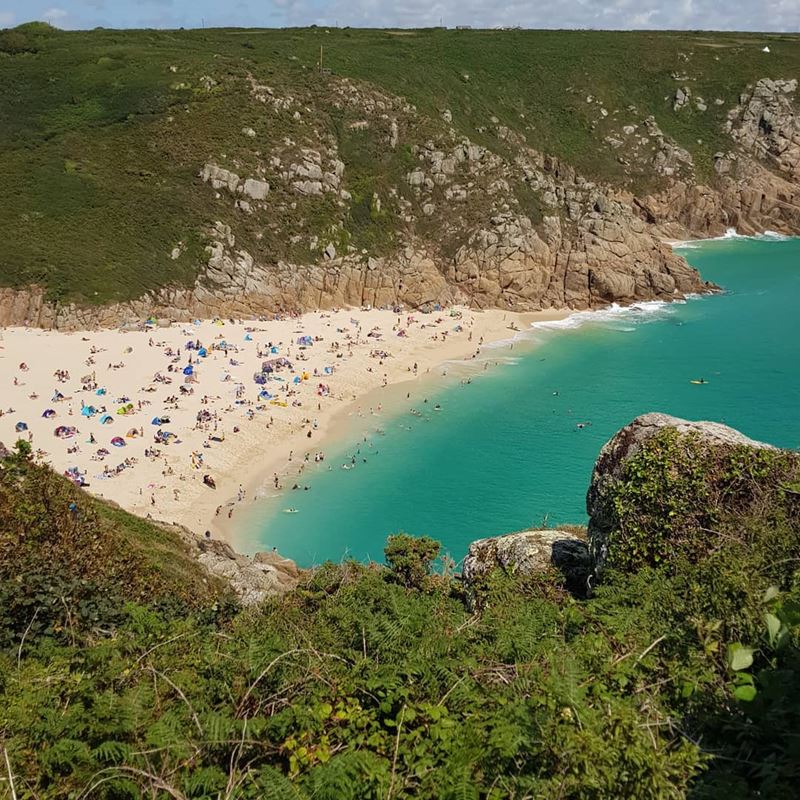 Топ-15 самых красивых пляжей Великобритании - Порткурно, Корнуолл (Англия)