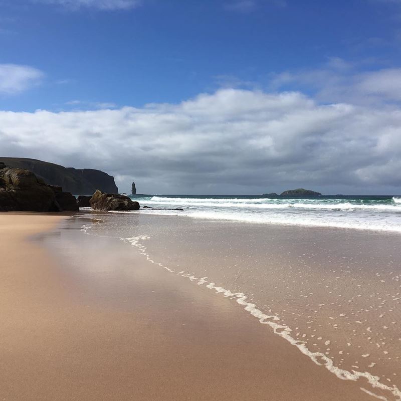 Топ-15 самых красивых пляжей Великобритании - Сэндвуд Бэй, Сазерленд (Шотландия)