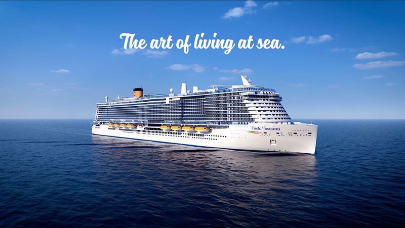 Costa Cruises готовит к запуску экологичный лайнер Costa Toscana 