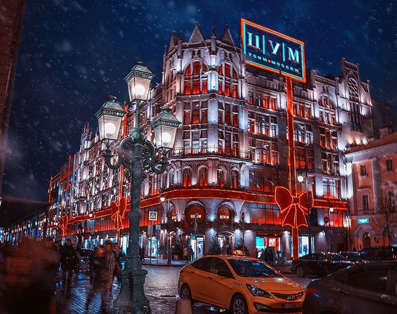 10 любимых мест китайских туристов в Москве - ГУМ и ЦУМ