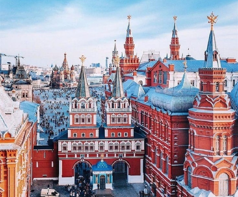 10 любимых мест китайских туристов в Москве - Кремль и Красная площадь