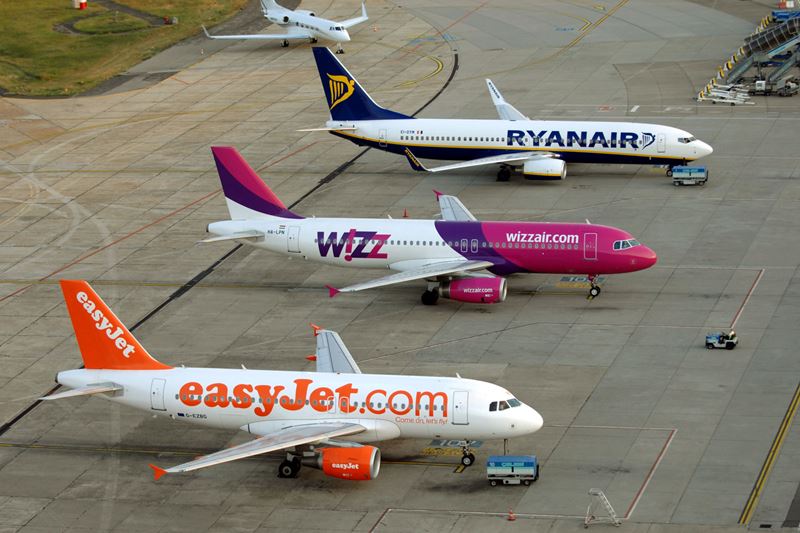 Лоукостеры Ryanair, EasyJet и Wizz Air возможно будут летать из Санкт-Петербурга 