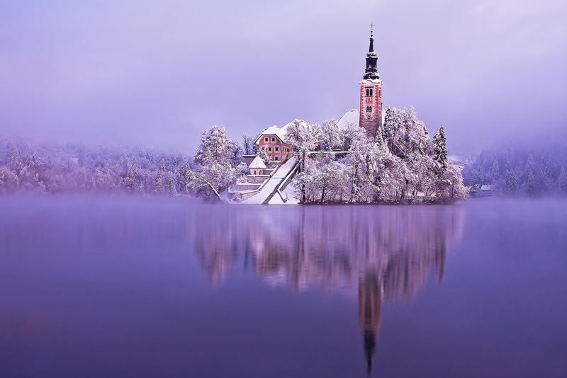 Зимний отдых в Словении - Озеро Блед 