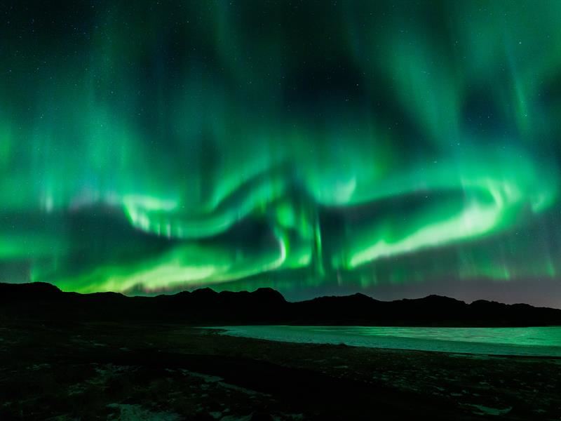 5 причин влюбиться в Исландию - северное сияние