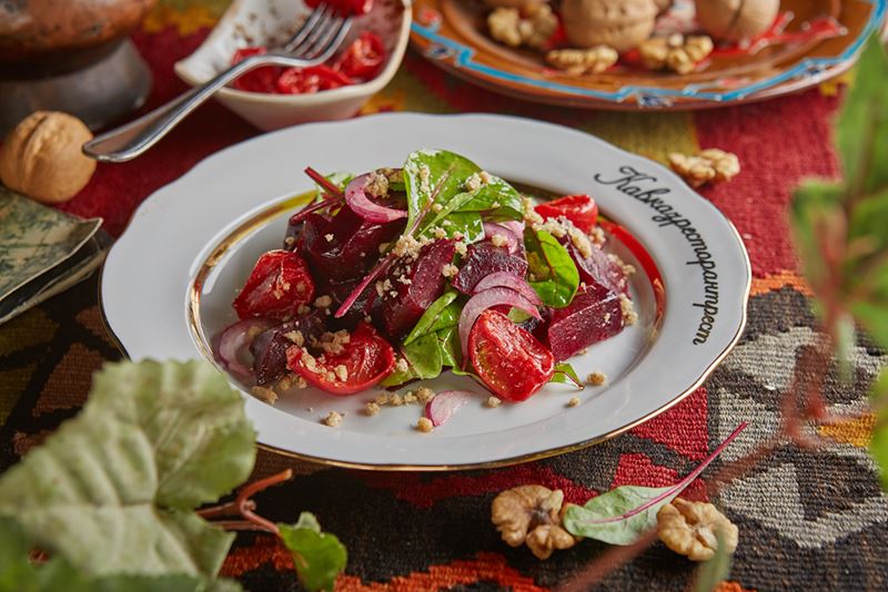 Рецепты постных овощных салатов - Салат со свеклой