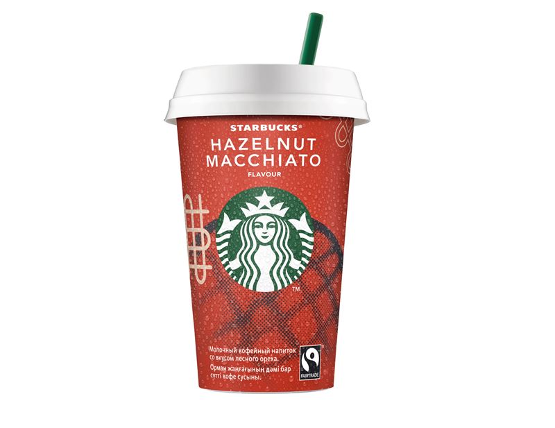 Starbucks Hazelnut Macchiato – новый молочный кофейный напиток с ароматом жареных лесных орехов 