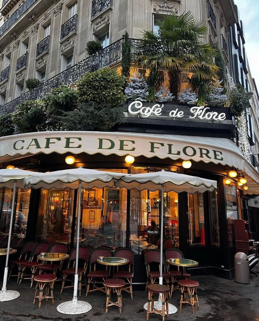 Исторические кафе Парижа - Café de Flore (1885) 