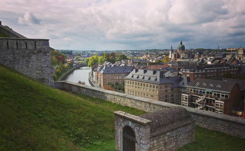 Красивые города Бельгии: пейзаж Намюра