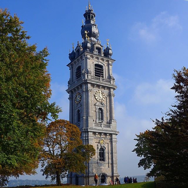 Красивые города Бельгии: башня Беффруа в Монсе