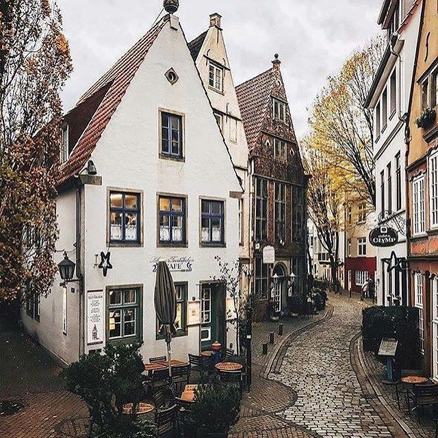 Крупные и красивые города Германии - Старый город Бремена