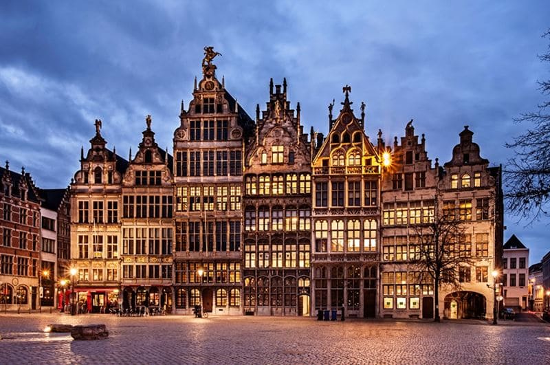 Города Европы с «пряничной» архитектурой - Антверпен (Бельгия)