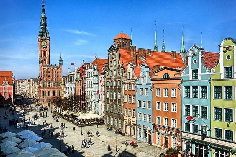 Города Европы с «пряничной» архитектурой - Гданьск (Польша)