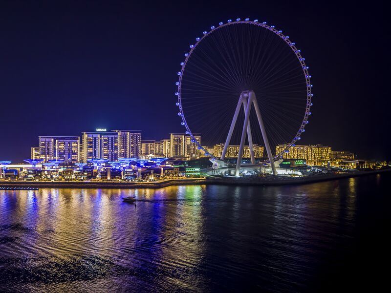 Летние каникулы в Дубае 2021 - Колесо обозрения Ain Dubai