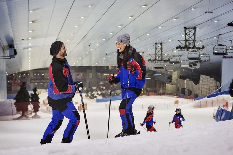 Летние каникулы в Дубае 2021 - Горнолыжный комплекс Ski Dubai