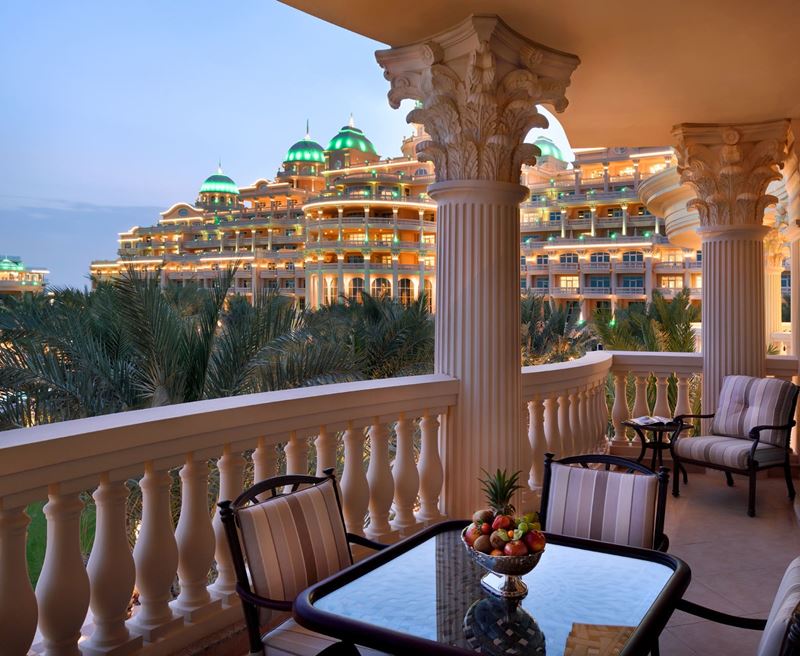 Виллы Raffles The Palm Dubai - вид с балкона